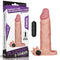 MANGA PENIS SLEEVE WITH VIBRATION ADD 2" PLEASURE X-TENDER FLESH