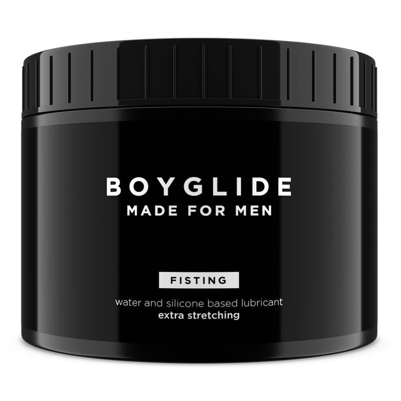 LUBRIFICANTE BOYGLIDE PARA FISTING Á BASE DE ÁGUA E SILICONE 500ML