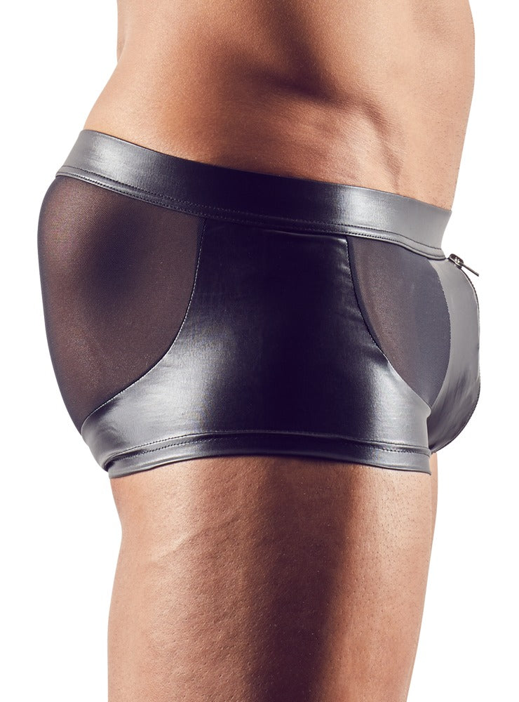 BOXER PRETO SEMI TRANSPARENTE