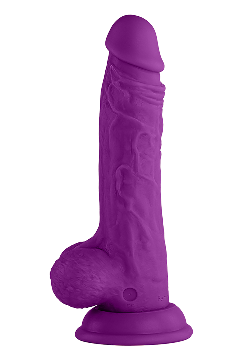 DILDO REALISTICO FEMMEFUNN COM VIBRAÇÃO E ROTAÇÃO DE 360º