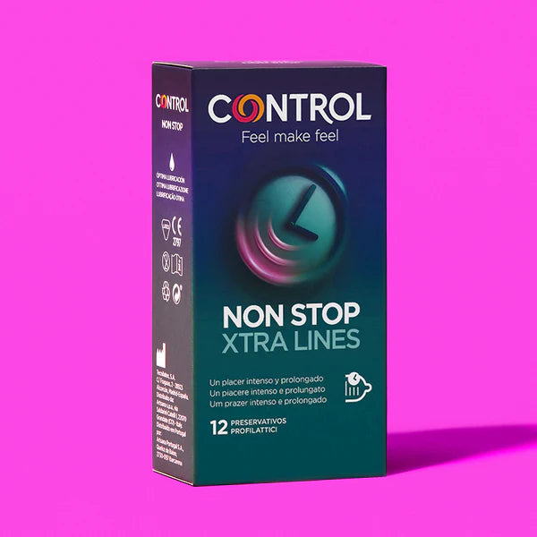 PRESERVATIVOS CONTROL NON STOP XTRA LINES 12 UNID.