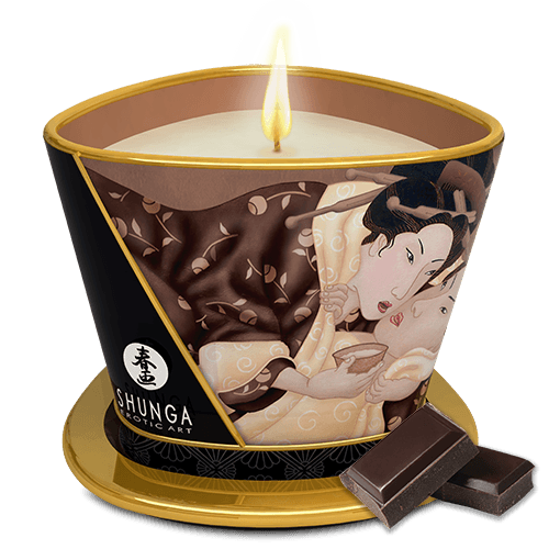 VELA DE MASSAGEM EXCITANTE DE CHOCOLATE 170ML DA SHUNGA