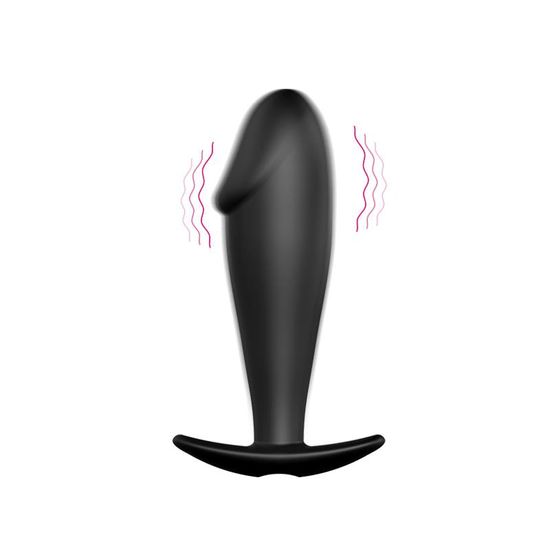 PRETTYLOVE PLUG ANAL DE SILICONE COM VIBRAÇÃO