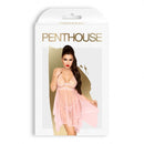 CAMISA DE NOITE E TANGA NAUGHTY DOLL PENTHOUSE ROSA