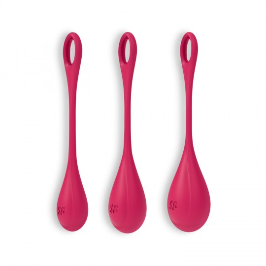 CONJUNTO DE 3 BOLAS KEGEL YONI POWER 1 SATISFYER