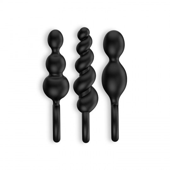 CONJUNTO DE 3 PLUGS ANAIS BOOTY CALL SATISFYER