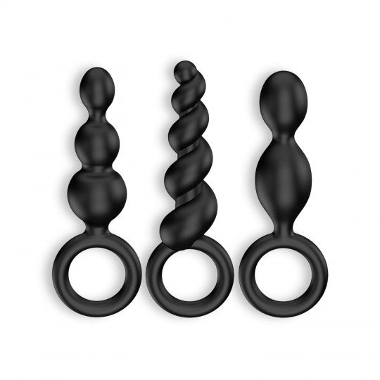 CONJUNTO DE 3 PLUGS ANAIS BOOTY CALL SATISFYER