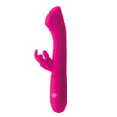 VIBRADOR COTTON G-SPOT COM ESTIMULADOR DE CLITORIS EM FORMA DE COELHO USB