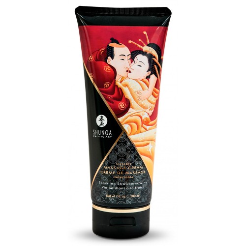 CREME DE MASSAGEM SHUNGA ESPUMANTE MORANGO