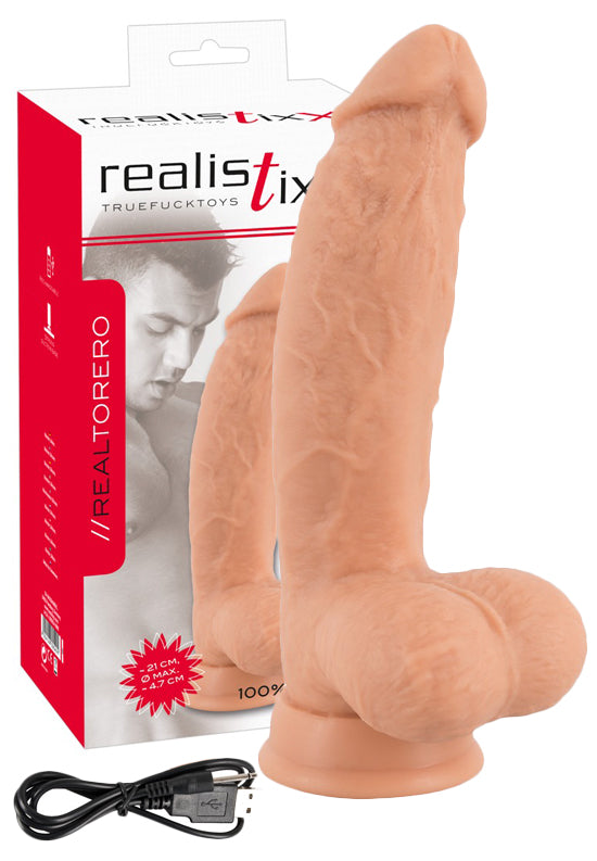 VIBRADOR REALISTIXXX TORERO COM VIBRAÇÃO