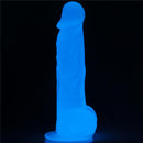 DILDO LUMINOSO  8.5" BLUE LIGHT