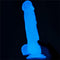 DILDO LUMINOSO  8.5" BLUE LIGHT