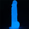 DILDO LUMINOSO  8.5" BLUE LIGHT
