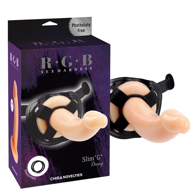 STRAP-ON REALISTA COM DILDO PONTO G 19 CM FLESH