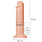 LOVETOY DILDO KING 11" COM VIBRAÇÃO FLESH