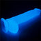 DILDO LUMINOSO 10" BLUE LIGHT