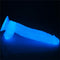 DILDO LUMINOSO 10" BLUE LIGHT