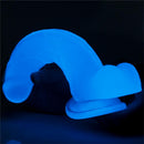 DILDO LUMINO 7.5" BLUE LIGHT