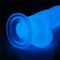 DILDO LUMINO 7.5" BLUE LIGHT