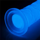 DILDO LUMINOSO 8" BLUE LIGHT