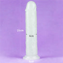 DILDO LUMINOSO 8" BLUE LIGHT