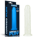 DILDO LUMINOSO 8" BLUE LIGHT