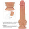 VIBRADOR REALISTICO COCK COM VIBRAÇÃO E ROTAÇÃO ANTHONY FLESH