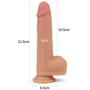 VIBRADOR REALISTICO COCK COM VIBRAÇÃO E ROTAÇÃO ANTHONY FLESH