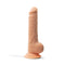 DILDO PREMIUM SILICONE TESSUDO 9,5" COM TESTÍCULOS