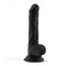 DILDO PREMIUM SILICONE TESSUDO 9,5" COM TESTÍCULOS