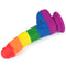 DILDO PRIDER 8" LIQUID SILICONE