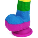 DILDO PRIDER 8" LIQUID SILICONE