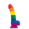 DILDO PRIDER 8" LIQUID SILICONE