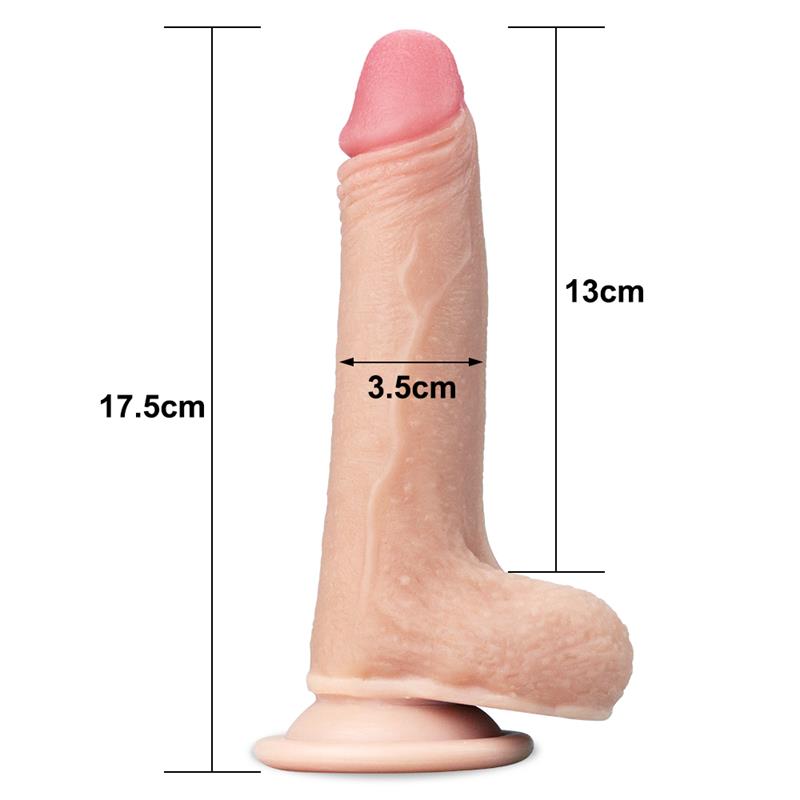 DILDO REALISTICO SLIDING 7"