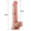 DILDO REALISTICO SLIDING 8" FLESH