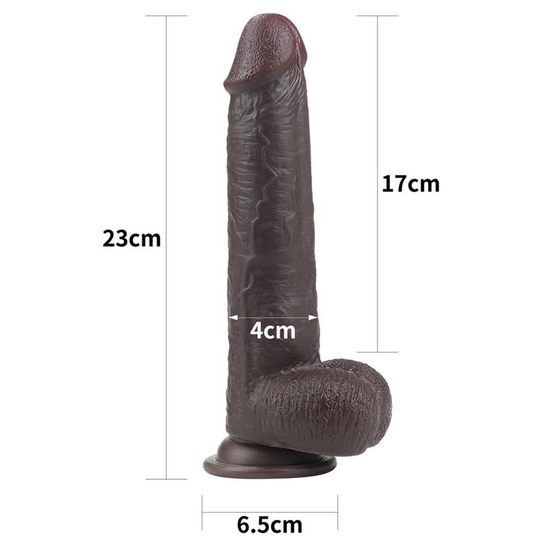 DILDO REALISTICO SLIDING 9"