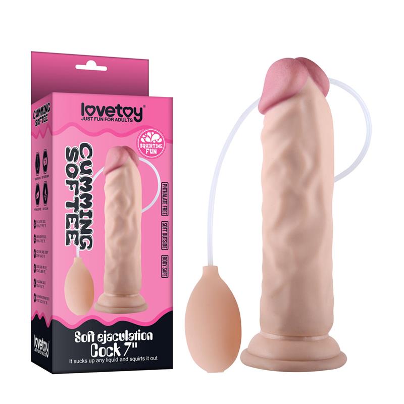 DILDO EJACULADOR 8.5" FLESH