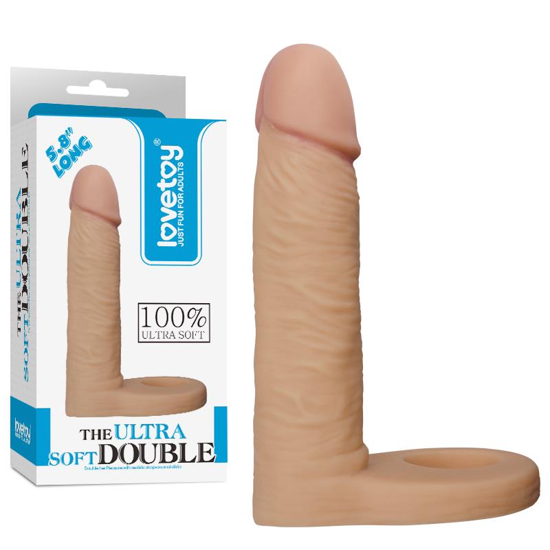 DILDO THE ULTRA SOFT DOUBLE 5.8" FLESH