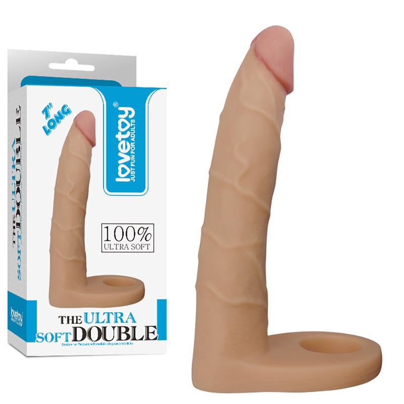 DILDO THE ULTRA SOFT DOUBLE 7" FLESH