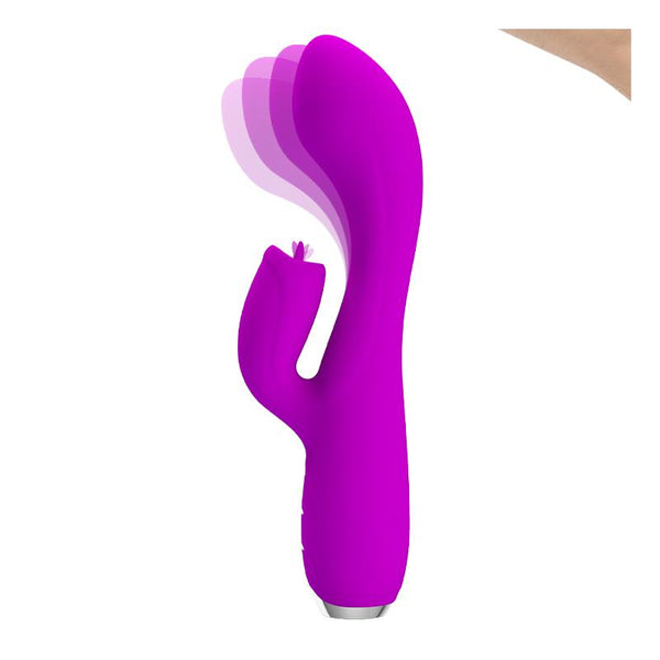 PRETTYLOVE VIBRADOR DOREEN COM LÍNGUA USB