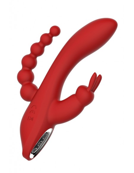 VIBRADOR TRIPLE HERA RABBIT RECARREGÁVEL