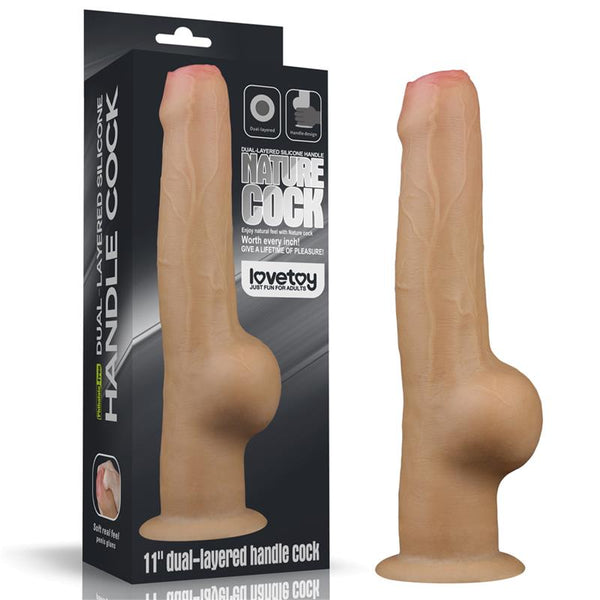 LOVETOY DUAL LAYERED DILDO 11"