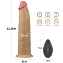 VIBRADOR CAMADA DUPLA COM ROTAÇÃO 9"