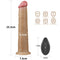 VIBRADOR DE DUPLA CAMADA COM ROTAÇÃO PLANITUM SILICONE 10"