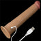 VIBRADOR DE DUPLA CAMADA COM ROTAÇÃO PLANITUM SILICONE 10"