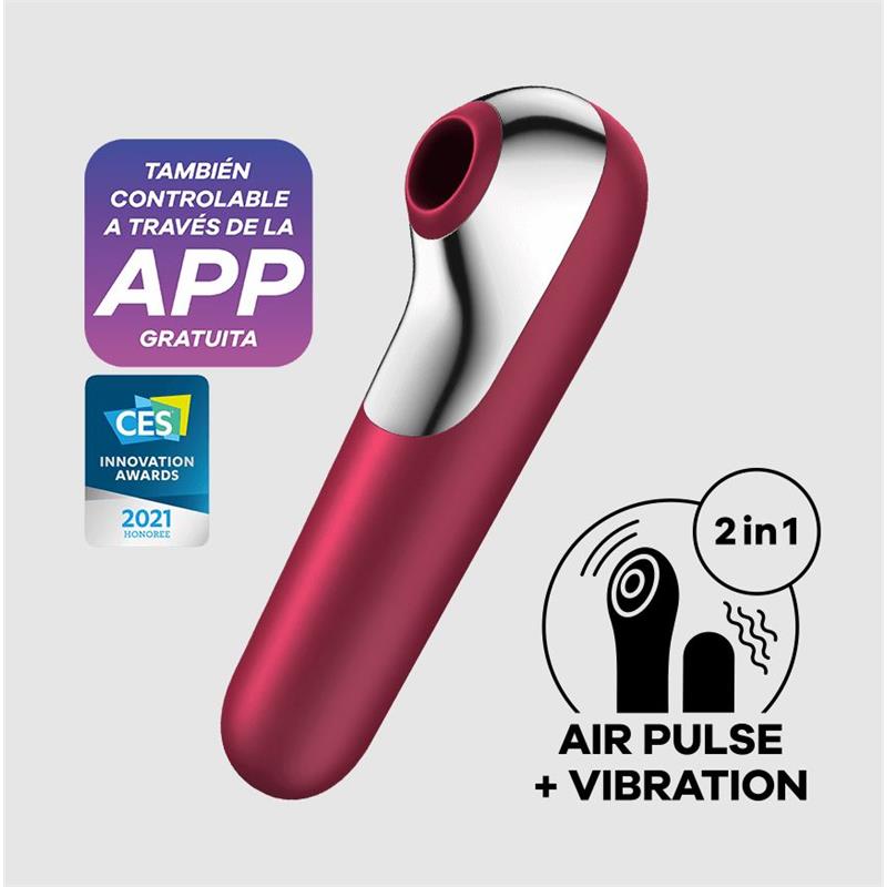 VIBRADOR DUAL LOVE COM APP SATISFYER