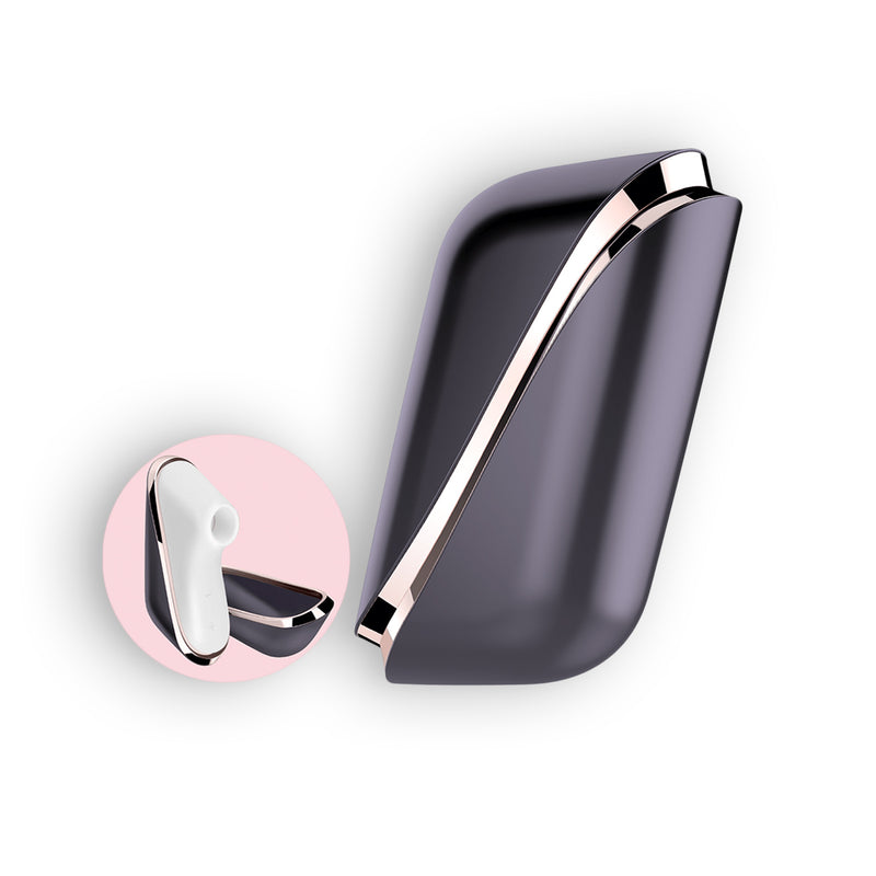 ESTIMULADOR DE CLITÓRIS PRO TRAVELER COM VIBRAÇÃO E CARREGADOR USB SATISFYER