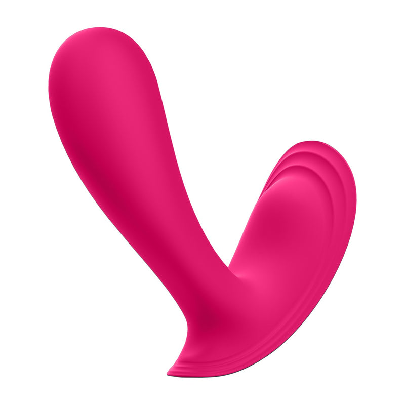 ESTIMULADOR DO PONTO-G TOP SECRET COM APP SATISFYER ROSA