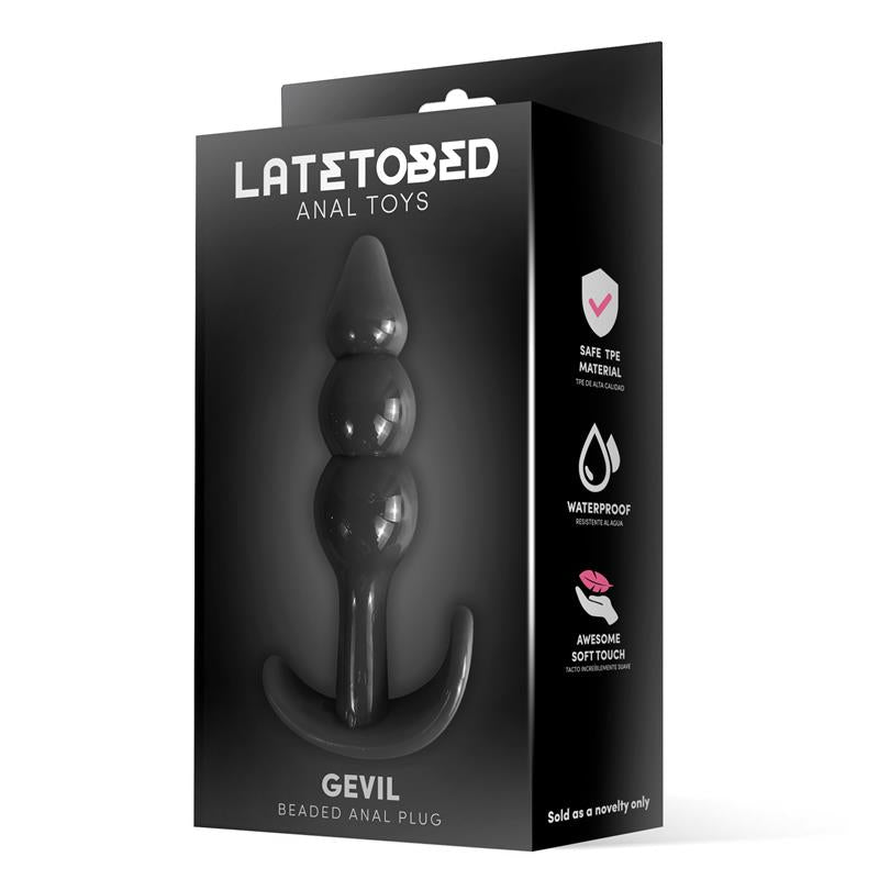 BUTT PLUG GEVIL PRETO