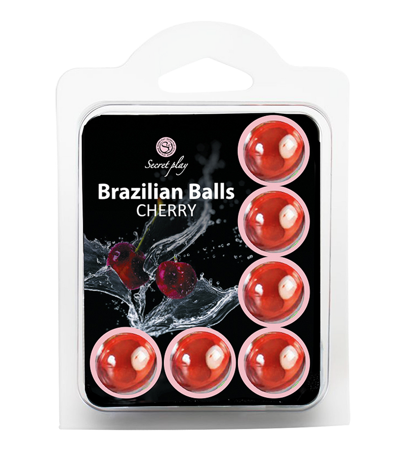 BOLINHAS BRASILEIRAS COM AROMA A CEREJA 6 x 4GR